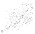 Part Location Diagram of 76080-12 Bear Cat Weldment, Guard Pto Lower Belt